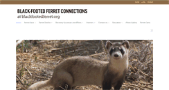 Desktop Screenshot of blackfootedferret.org